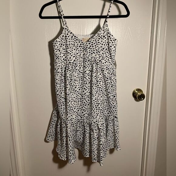 Altar’d State NWT white with black dots thin strap dress Size XS - Picture 1 of 5